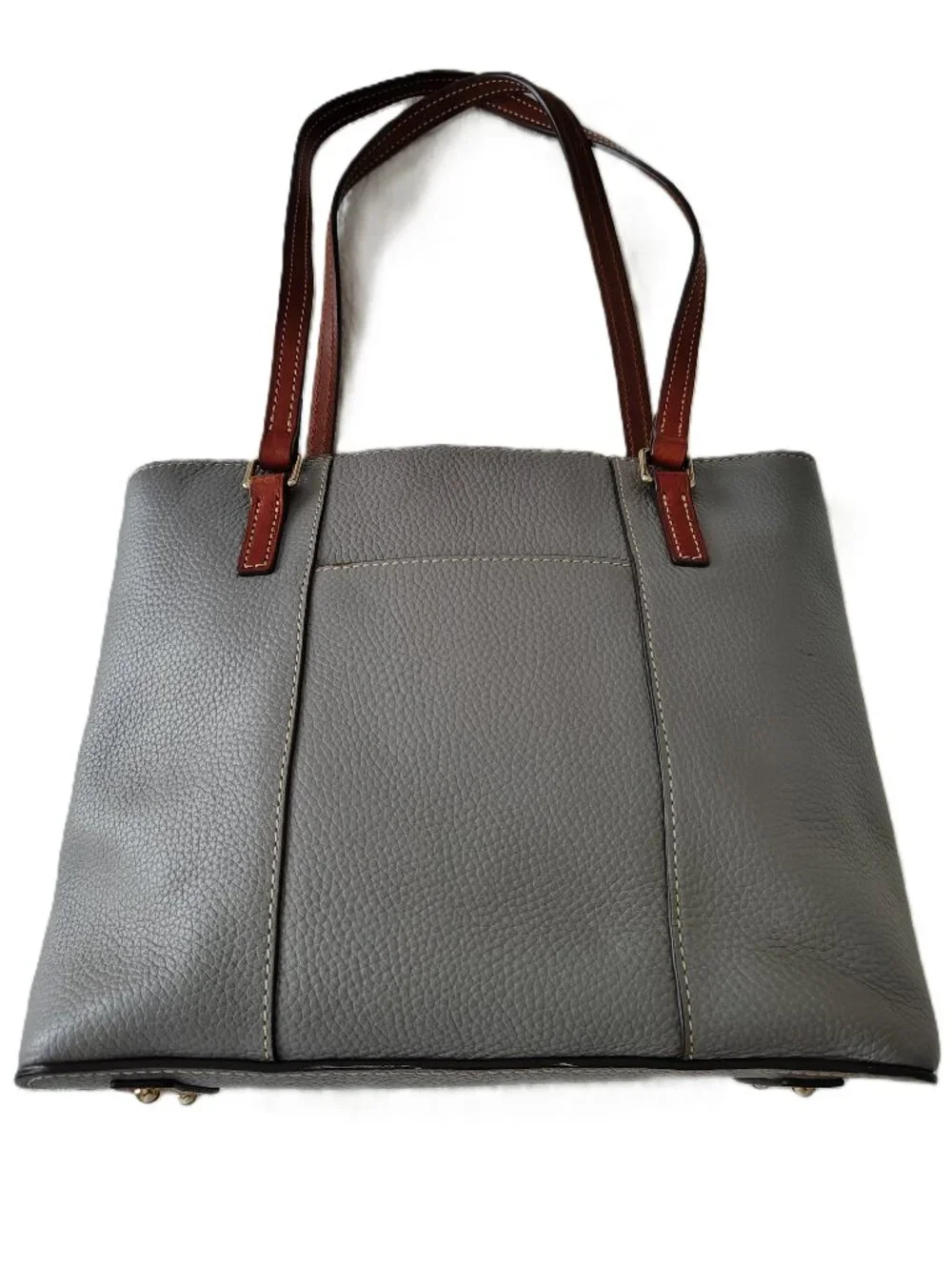 Dooney & Bourke Small Lexington Tote Elephant Pebble Grain Leather Handbag